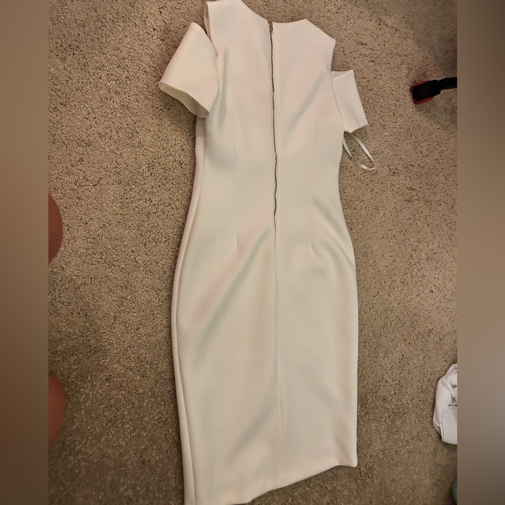 White Calvin Klein dress